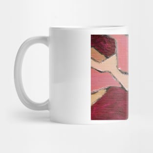 Artwork Oil Painting 2c48 Winery Daylily Pink Mug